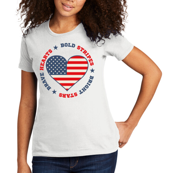 Brave Bold Bright - Women's Premium Cotton T-Shirt Thumbnail