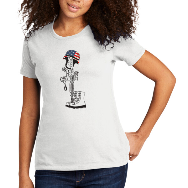 Soldier - Women's Premium Cotton T-Shirt Thumbnail