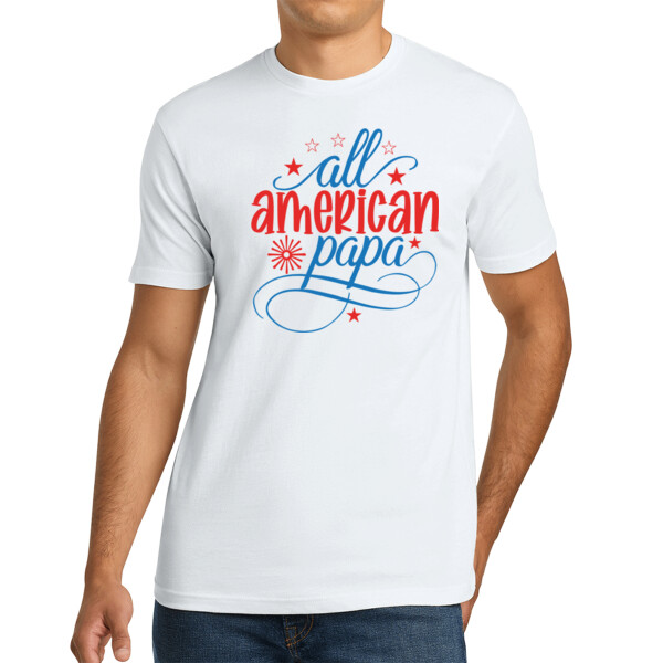 American Papa - Unisex Premium Cotton T-Shirt Thumbnail