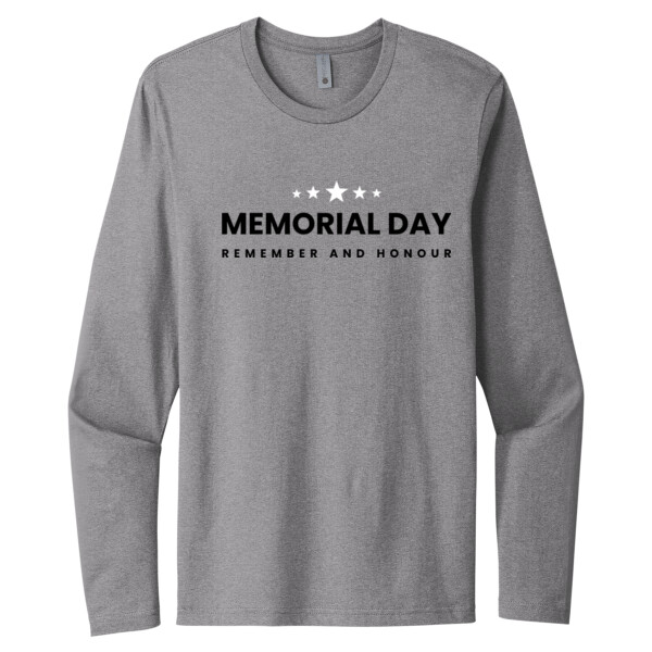 Remember and Honor - Unisex Premium Cotton Long Sleeve T-Shirt Thumbnail