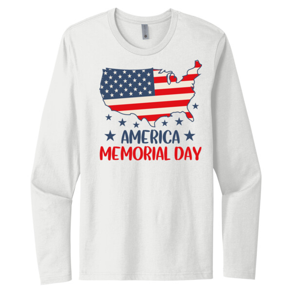 Memorial Day - Unisex Premium Cotton Long Sleeve T-Shirt Thumbnail