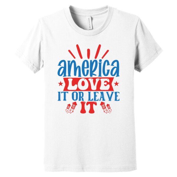 American Love - Youth Premium Cotton T-Shirt Thumbnail