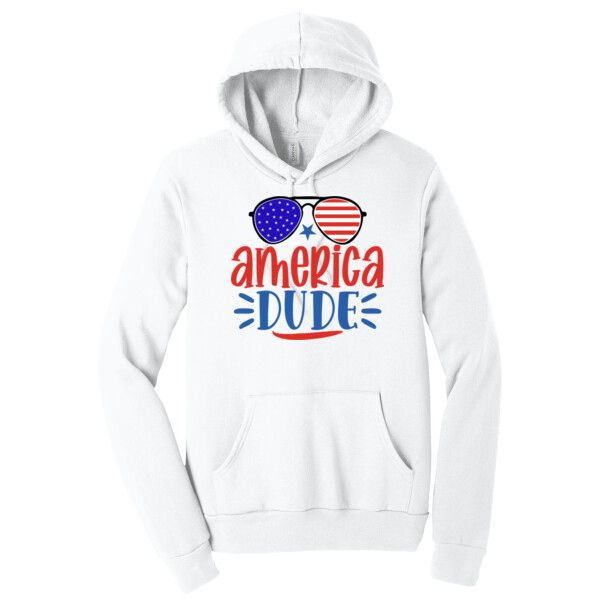 American Dude - Unisex Premium Fleece Pullover Hoodie Thumbnail