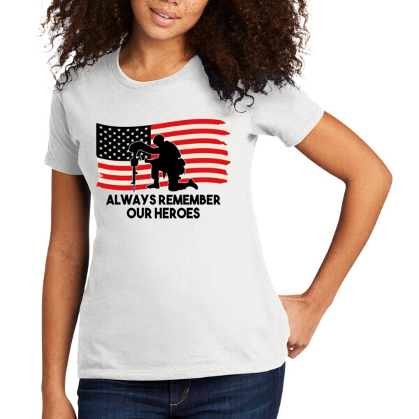 Remember our Heroes - Women's Premium Cotton T-Shirt Thumbnail
