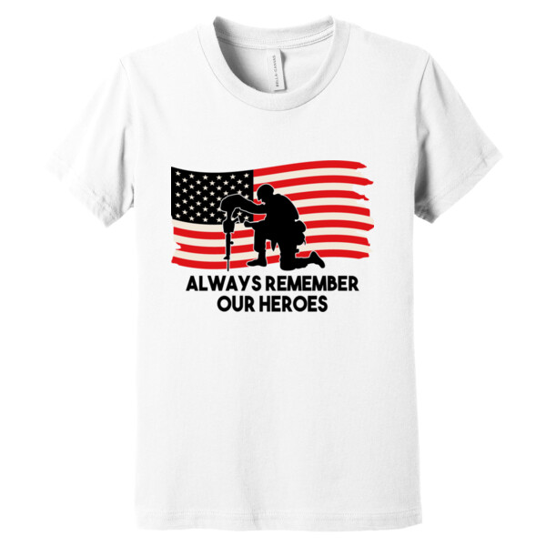 Remember our Heroes - Youth Premium Cotton T-Shirt Thumbnail