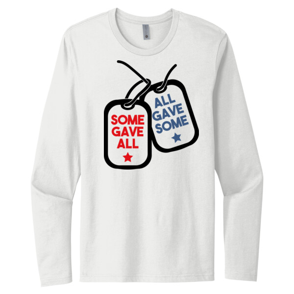 All Gave All - Unisex Premium Cotton Long Sleeve T-Shirt Thumbnail