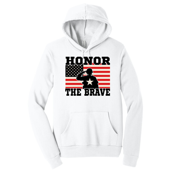 Honor the Brave - Unisex Premium Fleece Pullover Hoodie Thumbnail