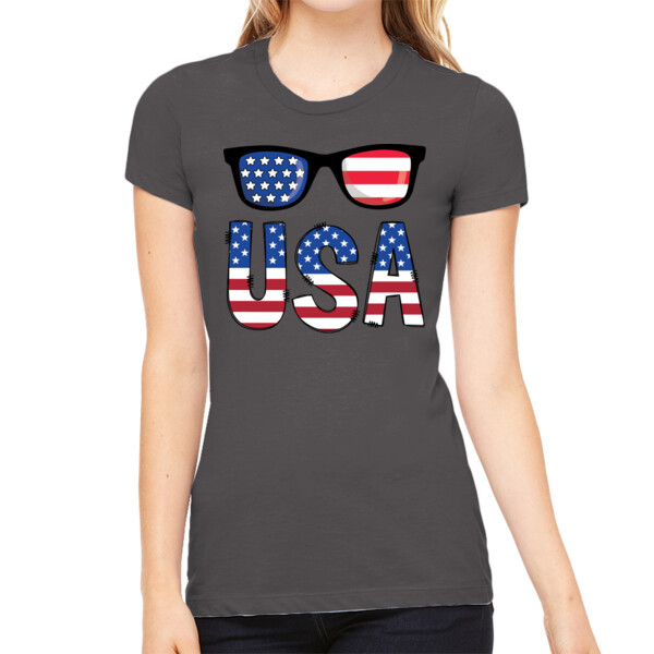 Cool USA - Women's Premium Cotton Slim Fit T-Shirt Thumbnail