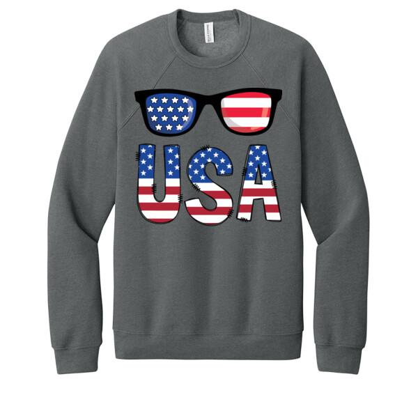 Cool USA - Unisex Premium Fleece Crew Sweatshirt Thumbnail