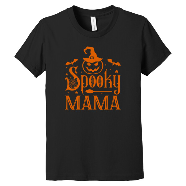 Spooky Mama - Youth Premium Cotton T-Shirt Thumbnail