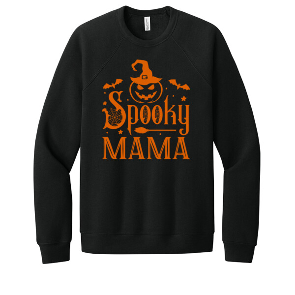 Spooky Mama - Unisex Premium Fleece Crew Sweatshirt Thumbnail