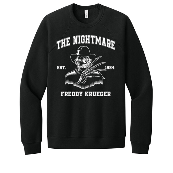 Freddy Krueger - Unisex Premium Fleece Crew Sweatshirt Thumbnail