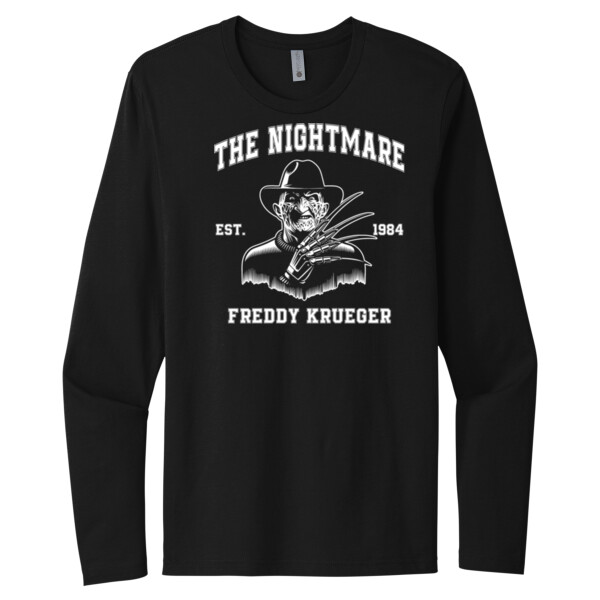 Freddy Krueger - Unisex Premium Cotton Long Sleeve T-Shirt Thumbnail