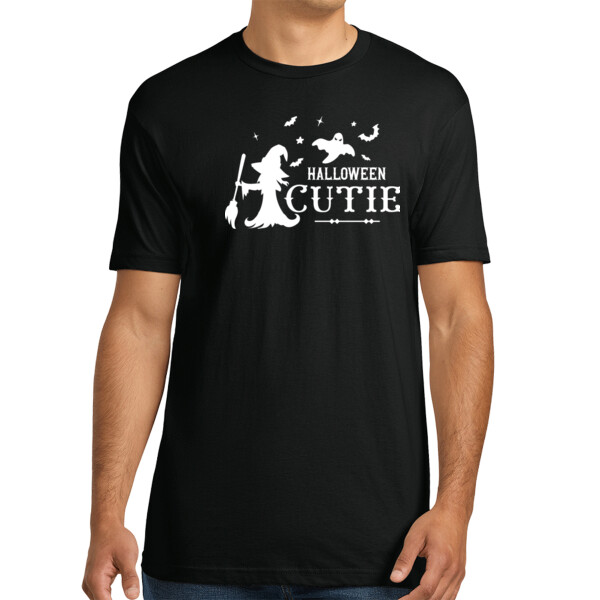 Halloween Cutie - Unisex Premium Cotton T-Shirt Thumbnail