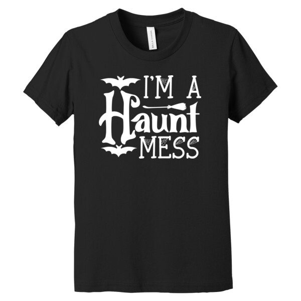 I'm a Haunt Mess - Youth Premium Cotton T-Shirt Thumbnail
