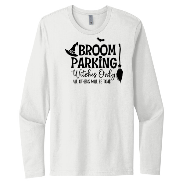Broom Parking - Unisex Premium Cotton Long Sleeve T-Shirt Thumbnail