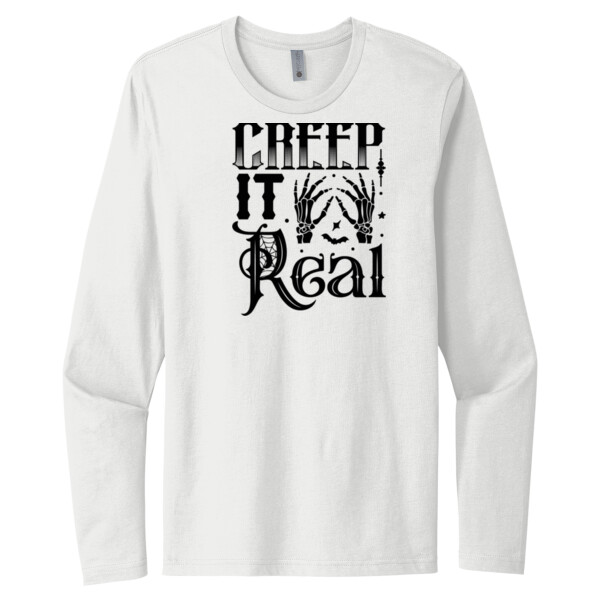 Creep it Real - Unisex Premium Cotton Long Sleeve T-Shirt Thumbnail