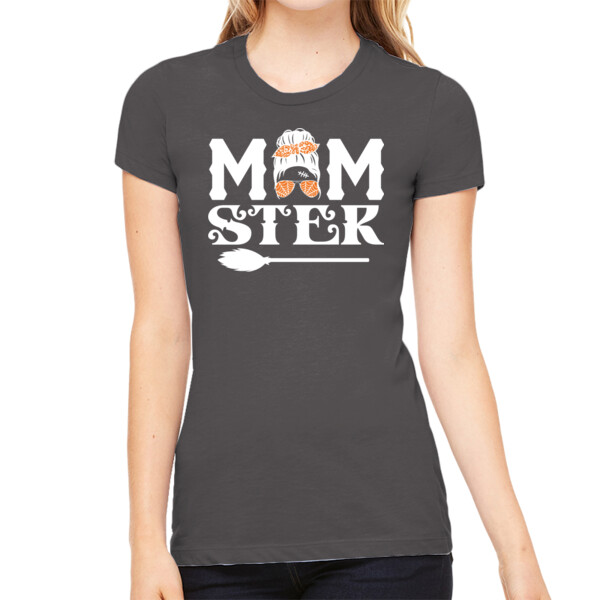 Momster - Women's Premium Cotton Slim Fit T-Shirt Thumbnail