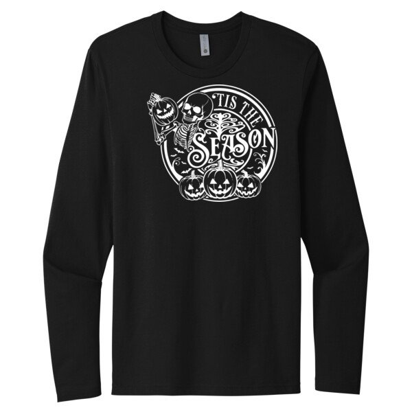 Tis The Scary Season - Unisex Premium Cotton Long Sleeve T-Shirt Thumbnail