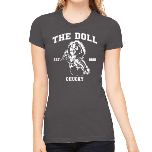 Chucky - Women's Premium Cotton Slim Fit T-Shirt Thumbnail