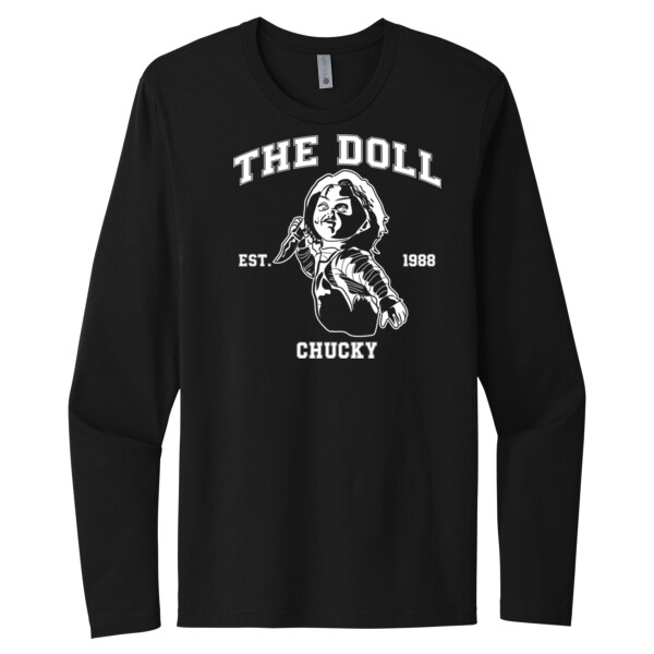 Chucky - Unisex Premium Cotton Long Sleeve T-Shirt Thumbnail
