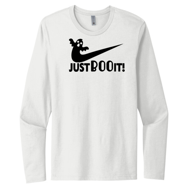 Just Boo It - Unisex Premium Cotton Long Sleeve T-Shirt Thumbnail