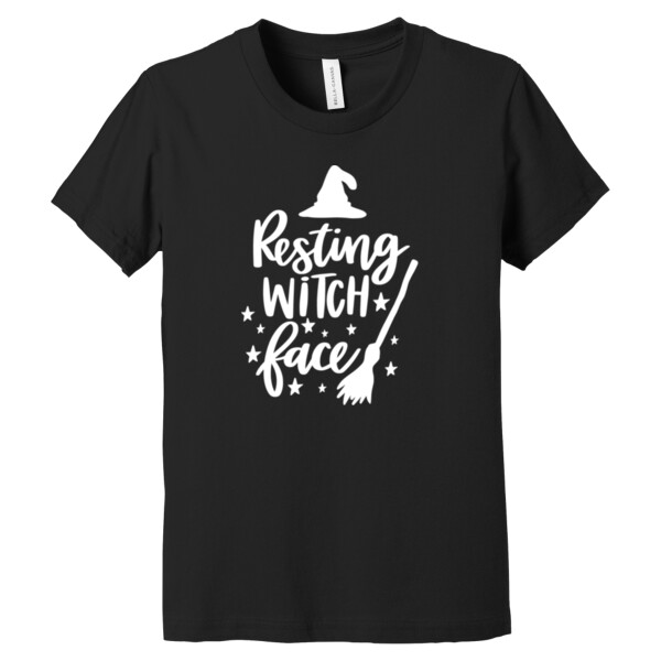 Resting Witch Face - Youth Premium Cotton T-Shirt Thumbnail