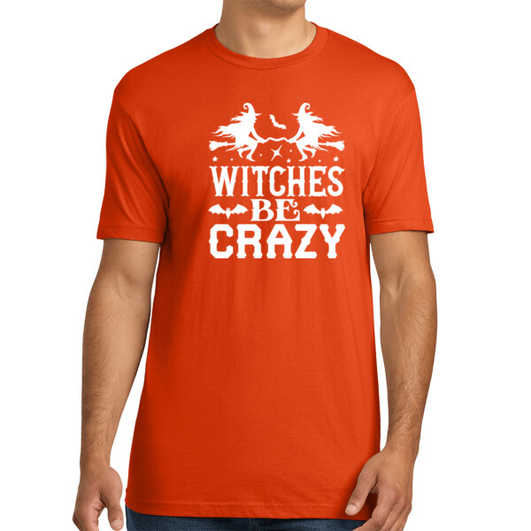 Witches be Crazy - Unisex Premium Cotton T-Shirt Thumbnail
