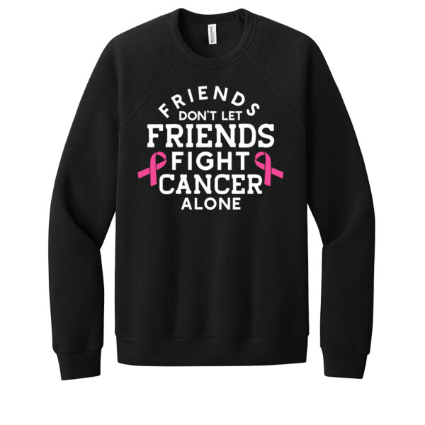 Friends Don't Fight Alone - Unisex Premium Fleece Crew Sweatshirt Thumbnail