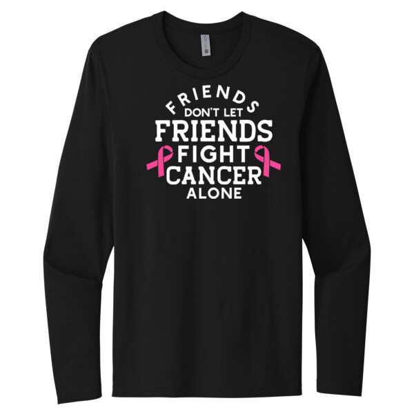 Friends Don't Fight Alone - Unisex Premium Cotton Long Sleeve T-Shirt Thumbnail