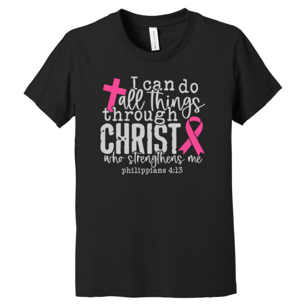 All Things Through Christ - Youth Premium Cotton T-Shirt Thumbnail