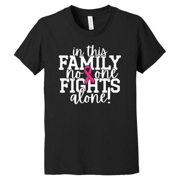 No One Fights Alone - Youth Premium Cotton T-Shirt Thumbnail
