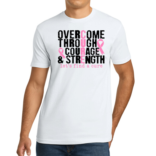 Let's Find A Cure - Unisex Premium Cotton T-Shirt Thumbnail