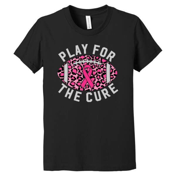 Play For The Cure Football - Youth Premium Cotton T-Shirt Thumbnail