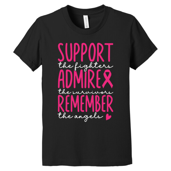 Support Admire Remember - Youth Premium Cotton T-Shirt Thumbnail