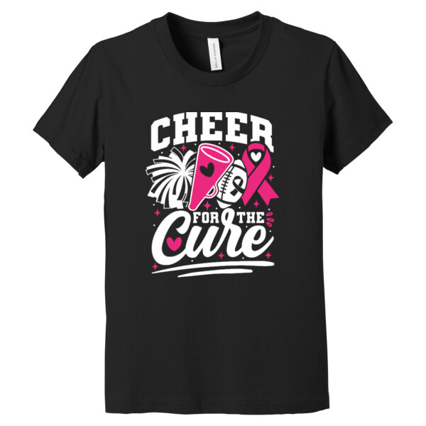 Cheer For the Cure - Youth Premium Cotton T-Shirt Thumbnail