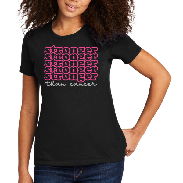 Stronger Than Cancer - Women's Premium Cotton T-Shirt Thumbnail