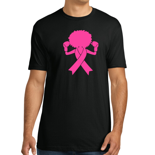 Afro Ribbon - Unisex Premium Cotton T-Shirt Thumbnail