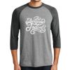 Unisex Tri-Blend 3/4 Sleeve Raglan T-Shirt Thumbnail