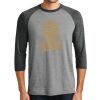 Unisex Tri-Blend 3/4 Sleeve Raglan T-Shirt Thumbnail