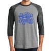 Unisex Tri-Blend 3/4 Sleeve Raglan T-Shirt Thumbnail
