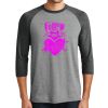 Unisex Tri-Blend 3/4 Sleeve Raglan T-Shirt Thumbnail
