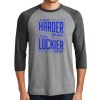 Unisex Tri-Blend 3/4 Sleeve Raglan T-Shirt Thumbnail