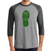 Unisex Tri-Blend 3/4 Sleeve Raglan T-Shirt Thumbnail