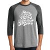 Unisex Tri-Blend 3/4 Sleeve Raglan T-Shirt Thumbnail