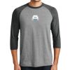 Unisex Tri-Blend 3/4 Sleeve Raglan T-Shirt Thumbnail