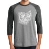 Unisex Tri-Blend 3/4 Sleeve Raglan T-Shirt Thumbnail