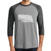 Unisex Tri-Blend 3/4 Sleeve Raglan T-Shirt Thumbnail