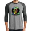 Unisex Tri-Blend 3/4 Sleeve Raglan T-Shirt Thumbnail