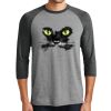 Unisex Tri-Blend 3/4 Sleeve Raglan T-Shirt Thumbnail